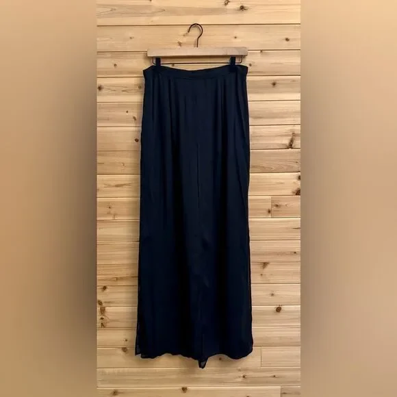 sachin and babi light blue dress ASOS x THE SOURCED COLLECTION balloon pants in black chiffon main image 0